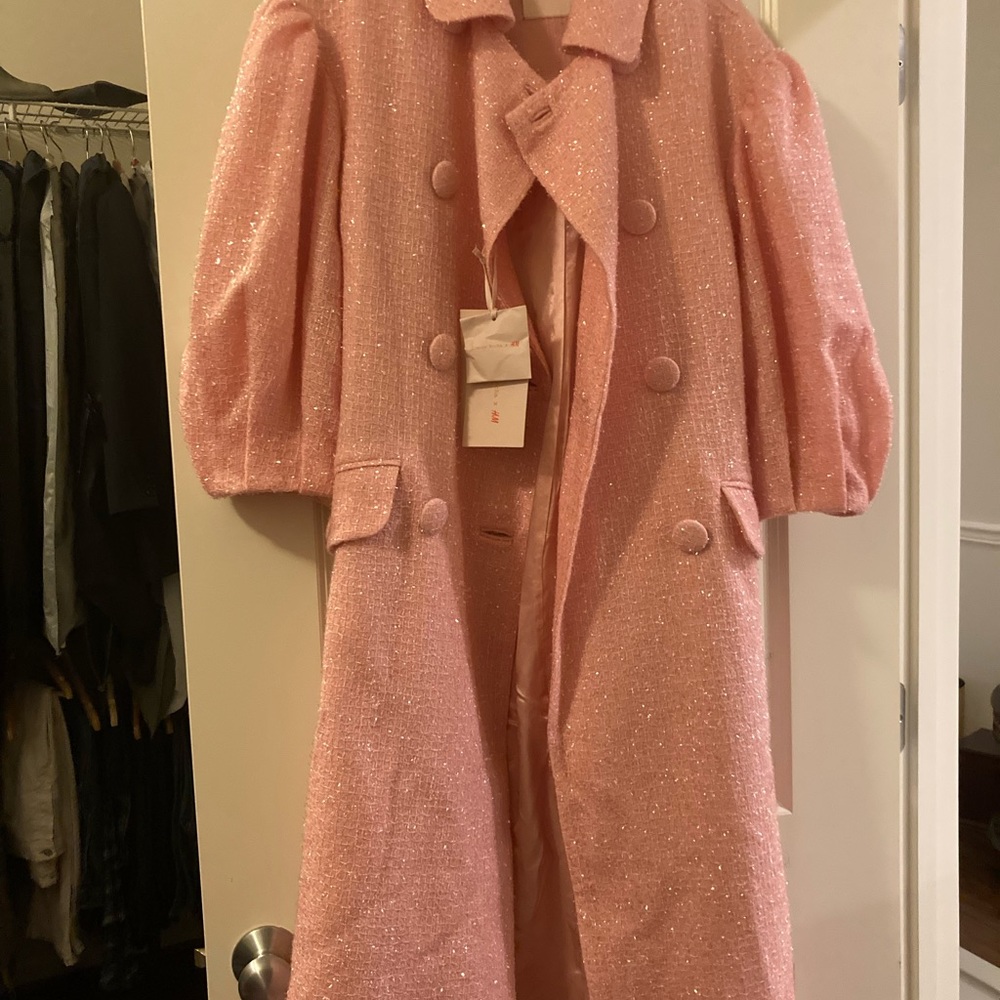 Simone Rocha x H&M pink coat. Brand new, never worn.